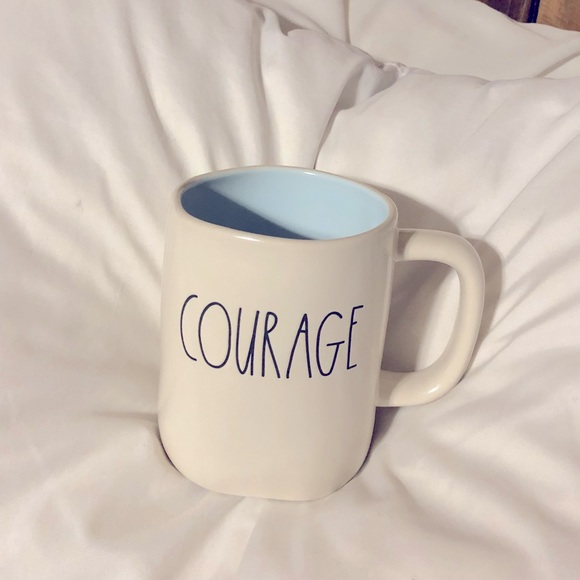 Rae Dunn COURAGE coffee mug - Picture 2 of 3